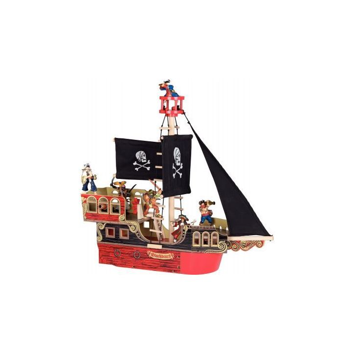 Bateau des pirates en bois 60250 / MDS 25703 PAPO