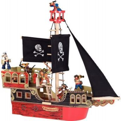 Achetez Bateau des pirates en bois 60250 / MDS 25703 PAPO pas cher sur Ma Rentrée Scolaire