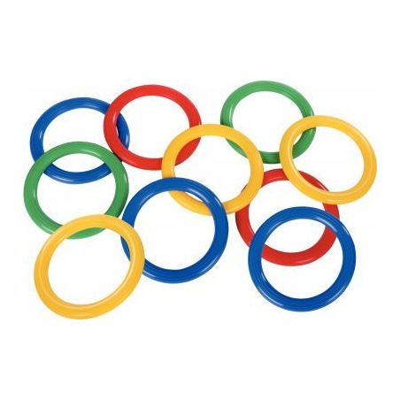 Achetez Lot de 10 anneaux à lancer diamètre 15cm 099070ALK pas cher sur Ma Rentrée Scolaire