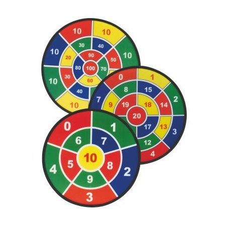 Achetez Sachet de 3 cibles géantes + 9 balles 54501 pas cher sur Ma Rentrée Scolaire