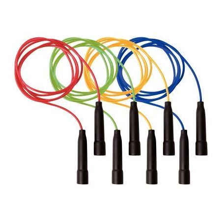 Achetez Lot de 4 cordes à sauter en PVC de longueur 2,20 m avec poignées FI0149MA pas cher sur Ma ..