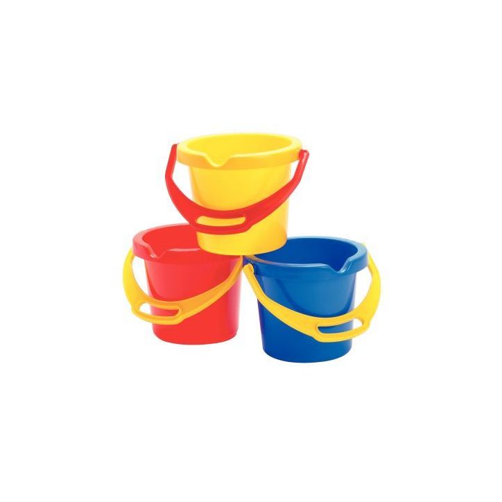 Lot de 6 seaux hauteur 16cm dimaètre 20cm 9357 DANTOY