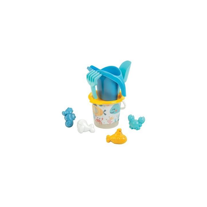 Seau de plage garni en plastique recyclé 7620 KLEIN