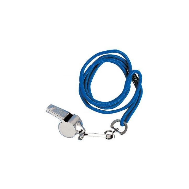 Sifflet métallique avec cordon 4159