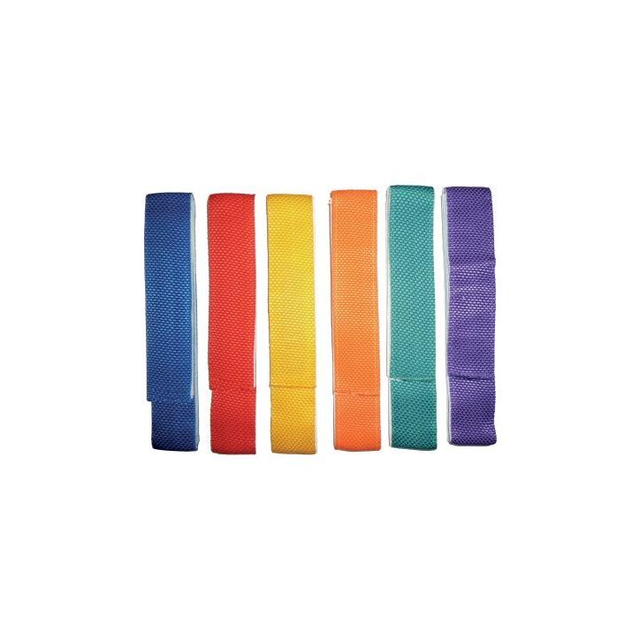 Liens de coordination, 6 pièces coloris assortis 004227