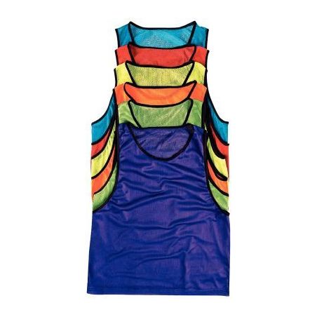 Achetez Lot de 6 Chasubles ajourées - Taille S - Vert 1503MJ VRT FLUO pas cher sur Ma Rentrée Sco..