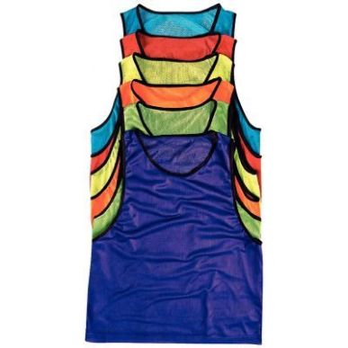 Achetez Lot de 6 Chasubles ajourées - Taille S -  Vert 1503MJ VRT FLUO pas cher sur Ma Rentrée Sco..