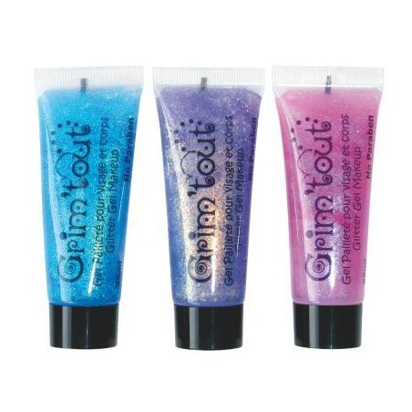 Achetez Lot de 3 tubes de gel pailleté pour visage et corps GT41973 pas cher sur Ma Rentrée Scolai..