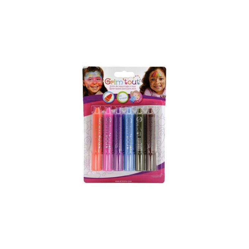 Achetez Lot de 6 sticks de 4,7 grammes de maquillage à l'eau coloris pop GT41882 pas cher sur Ma .. Achetez Lot de 6 sticks de 4,7 grammes de maquillage à l'eau coloris pop GT41882 pas cher sur Ma ..