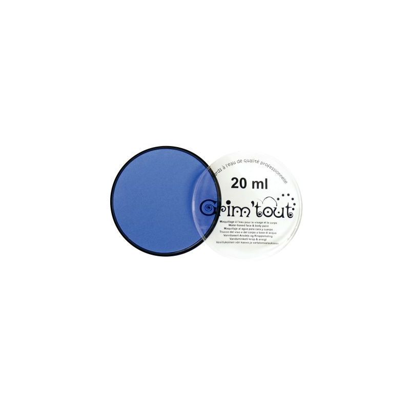 Achetez Galet de 20 ml de maquillage aquarellable GRIM'TOUT bleu vif GT41195 pas cher sur Ma Rentré..