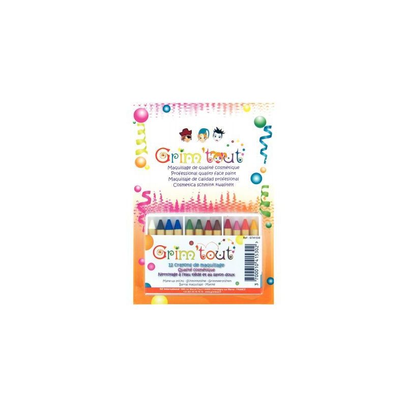 Achetez Boîte de 12 crayons de maquillage GT41530 pas cher sur Ma Rentrée Scolaire Achetez Boîte de 12 crayons de maquillage GT41530 pas cher sur Ma Rentrée Scolaire
