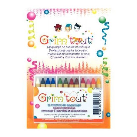 Achetez Boîte de 12 crayons de maquillage GT41530 pas cher sur Ma Rentrée Scolaire