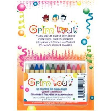 Achetez Boîte de 12 crayons de maquillage GT41530 pas cher sur Ma Rentrée Scolaire