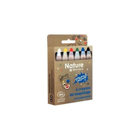 Achetez SET 6 crayons de maquillage Bio assortis GT42170 pas cher sur Ma Rentrée Scolaire