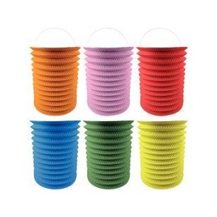 Achetez Lot de 12 lampions cylindriques hauteur 13 cm coloris assortis pas cher sur Ma Rentrée Scol..