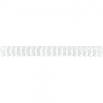 Boîte de 50 peignes anneaux plastiques 28mm Blanc
