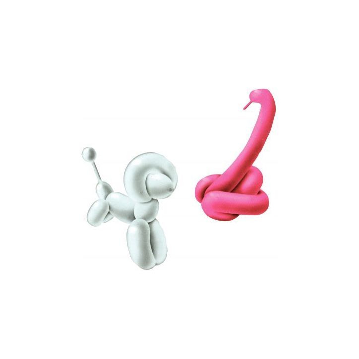 Sachet de 50 maxi ballons  à  modeler -  assortis 36076