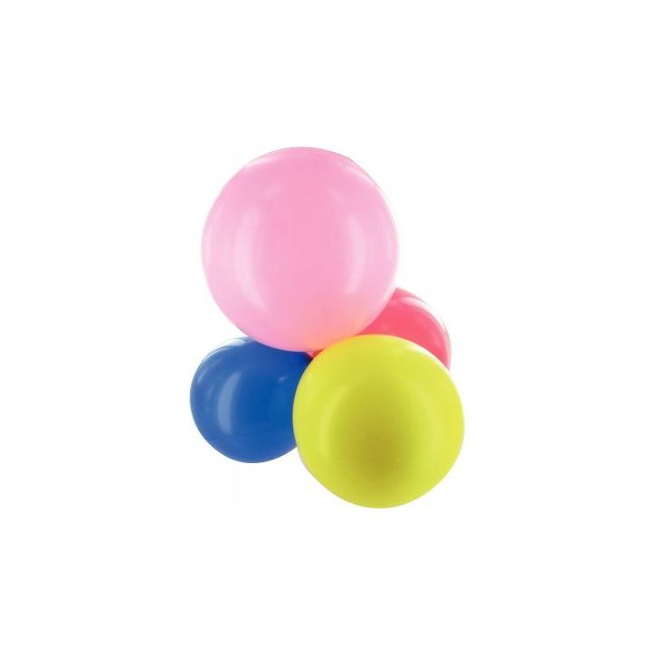 Sachet de 100 ballons de baudruche géants couleurs assortis 36006P