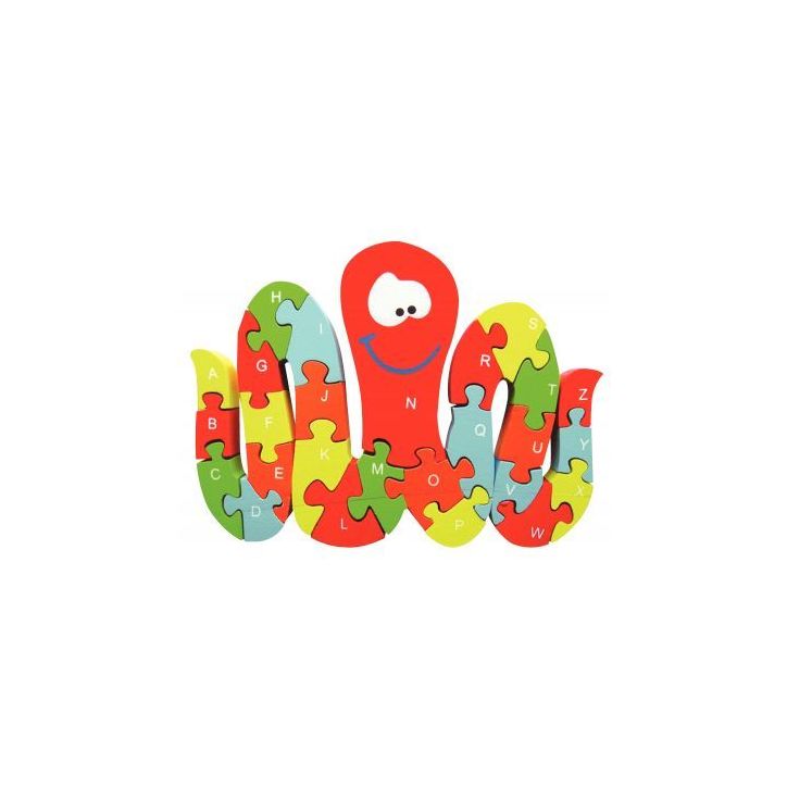 Puzzle pieuvre 3D, alphabet et chiffres SM58808