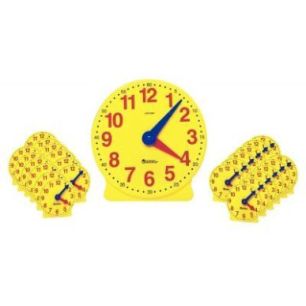 Achetez Set de Coffret 25 Horloges Jaunes LER2102 pas cher sur Ma Rentrée Scolaire