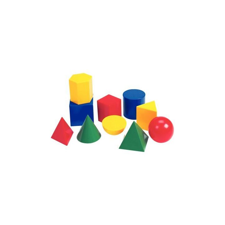 Boite de 10 figures géométriques LER0922