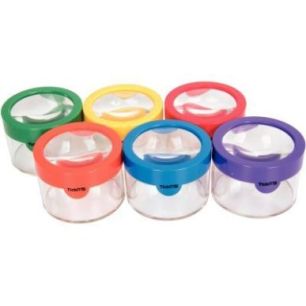 Achetez Boite de 6 pots d'observation coloris assortis 61094 pas cher sur Ma Rentrée Scolaire
