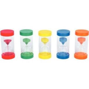 Achetez Set de 5 sabliers avec support 30s 1,3,5 et 10 minutes 92129 pas cher sur Ma Rentrée Scolai..