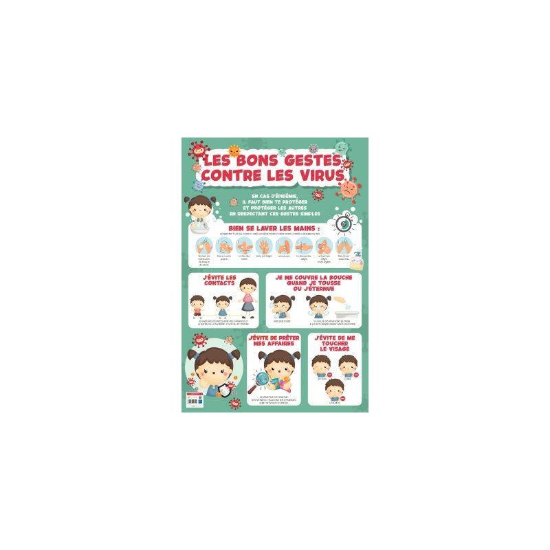 Achetez Poster en PVC 76x52 cm les gestes barrières PAPPOSTGESTBARRIER pas cher sur Ma Rentrée Sco.. Achetez Poster en PVC 76x52 cm les gestes barrières PAPPOSTGESTBARRIER pas cher sur Ma Rentrée Sco..