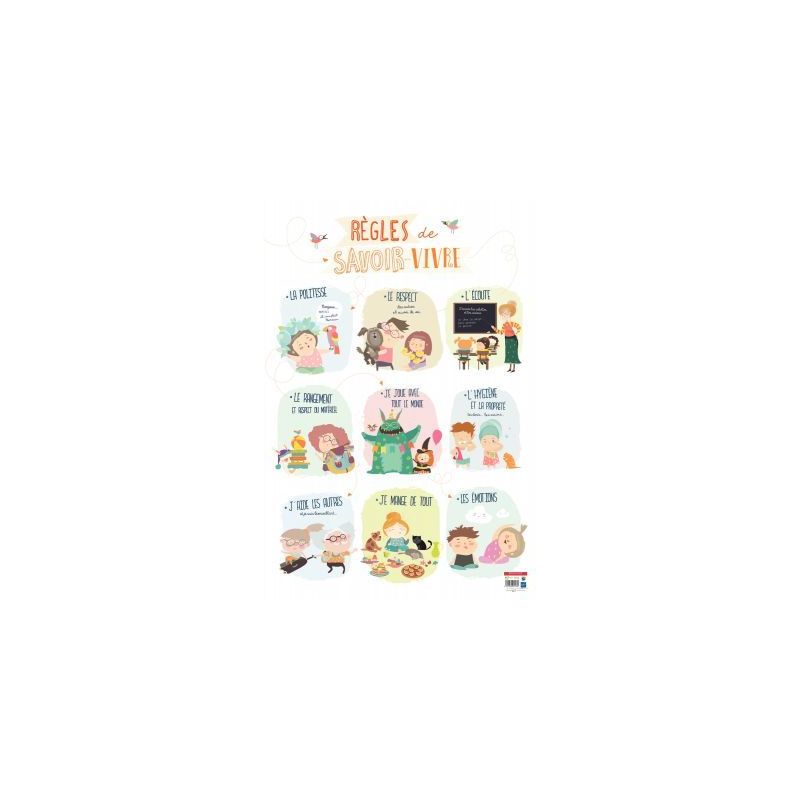 Achetez Poster en PVC 76x52cm règles de savoir-vivre PAPPOSTSAVIVRE pas cher sur Ma Rentrée Scolai.. Achetez Poster en PVC 76x52cm règles de savoir-vivre PAPPOSTSAVIVRE pas cher sur Ma Rentrée Scolai..