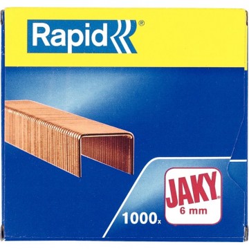 Rapid boîte de 1000 agrafes Jacky 6 11720002