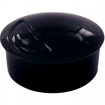 Boîte de 7 aimants 20 mm ronds Noir