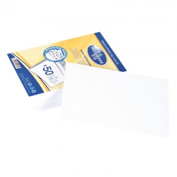 Paquet de 50 enveloppes visite 90x140 110g bande siliconée 1471 LA COURONNE