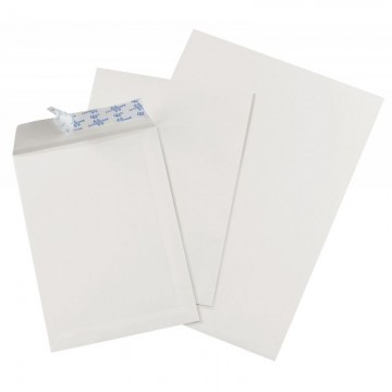 Boîte de 500 pochettes vélin blanc C5 162x229 90g/m² bande de protection 1921 LA COURONNE