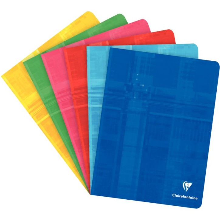 Piqûre 48 pages 17x22 cm, seyes 63751C CLAIREFONTAINE