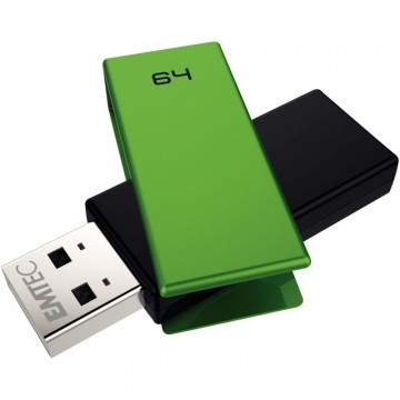 Clé USB Emtec Brick 2.0 C350 64 go vert ECMMD64GC352 EMTEC