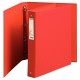 Classeur rembordé papier recyclé FOREVER, dos 4 cm, rouge 51985E EXACOMPTA