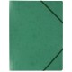 Chemise simple à  élastique en carte lustrée 5/10eme 390g Vert clair 24x32cm