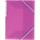 Chemise 3 rabats à  élastiques en polypropylène Color Fresh, violet 1310004VI