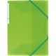 Chemise 3 rabats à  élastiques en polypropylène Color Fresh, vert clair 1310004VE