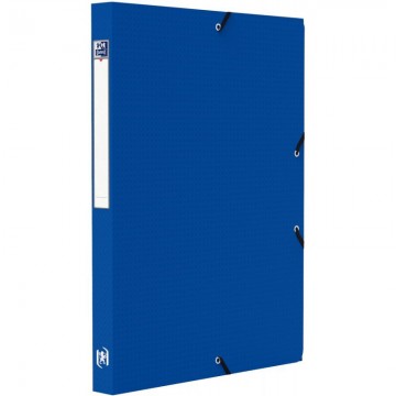 Cahier polypro 24X32 cm 96 pages piqure seyès bleu marine
