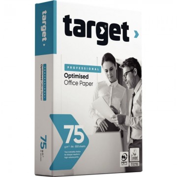 TARGET - Papier A3 75g blanc Qualité B+ ramette de 500f