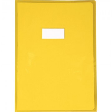 Protège-cahier cristal 21 x 29,7cm 22/100 jaune 73204C CLAIREFONTAINE