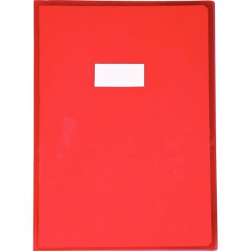 Protège-cahier cristal 21 x 29,7cm 22/100 rouge 73203C CLAIREFONTAINE