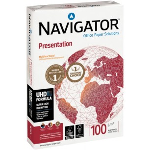 NAVIGATOR Ramette 500 feuilles papier extra Blanc Navigator Presentation A4 100G CIE 169 NAVIGATOR Ramette 500 feuilles papier extra Blanc Navigator Presentation A4 100G CIE 169