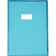 Protège-cahier cristal 21 x 29,7cm 22/100 bleu 73202C CLAIREFONTAINE