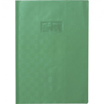 Paquet de 10 protège-cahiers avec rabats épaisseur 22/100ème 21 x 29,7 cm vert 71205CX10 CLAIREFONTAINE