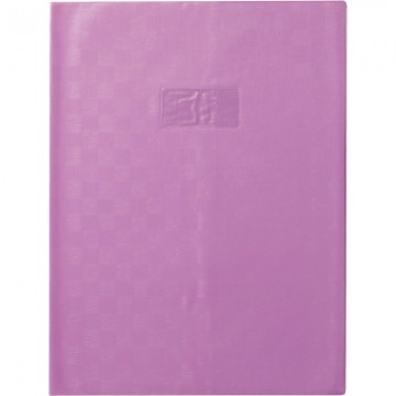 Paquet de 10 protège-cahiers avec rabats épaisseur 22/100ème 24 x 32 cm violet 71306CX10 CLAIREFONTAINE