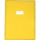 Protège-cahier cristal 24 x 32 cm 22/100 jaune 73404C CLAIREFONTAINE