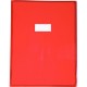 Protège-cahier cristal 24 x 32 cm 22/100 rouge 73403C CLAIREFONTAINE