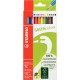 STABILO Etui 12 crayons de couleur GREENColors. Bois FSC, finition vernis mat. Coloris assortis